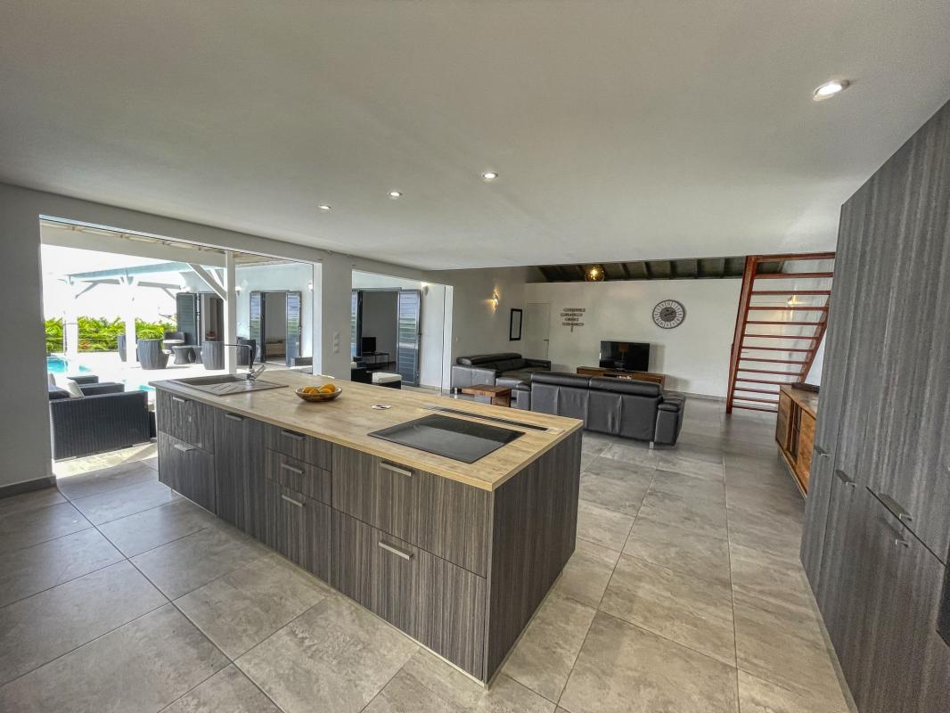 Villa Saint François Guadeloupe_cuisine salon
